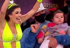 Lara y Mario Hart alentaron a Korina Rivadeneira durante su baile en Reinas del show
