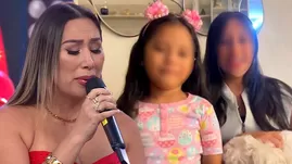 Angie Chávez se quebró al explicar cómo habló con su hija sobre su pasado | Composición: Katherine Lozano