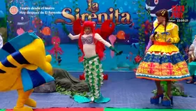 Así fue la divertida parodia de La Sirenita en el programa de la Chola Chabuca