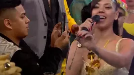 	<p>César Vega quedó cautivado con la voz de Suu Rabanal.</p>