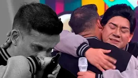 Christian Domínguez lloró ante cámaras al recordar a Manolo Rojas