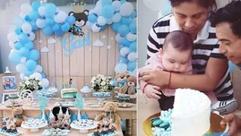 	<p>Ernesto Pimentel celebró los seis meses de su hijo Gael.</p>