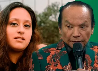 Melcochita defendiendo a Heydi Amado | Composición: Katherine Lozano | Fuente: AméricaTv/Google