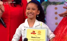 Naima Gutiérrez fue condecorada como la "Actriz Revelación de Luz de luna" - Noticias de macarena-gastaldo
