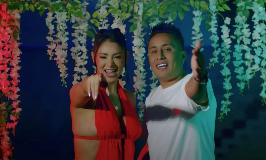 Pamela Franco y Christian Cueva en su videoclip.