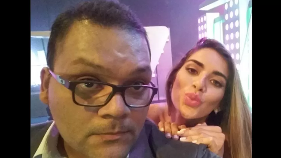 El Tanque Arias y Korina Rivadeneira.