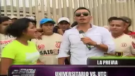 	<p>Mira la previa del Universitario vs <span class="caps">UTC</span>.</p>