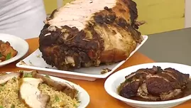 	<p>Receta de pierna de cerdo al horno para Navidad.</p>