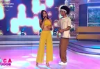 Afrika Villanueva presentó su canción "Peligrosa" y su novio la acompañó con coreografía en vivo