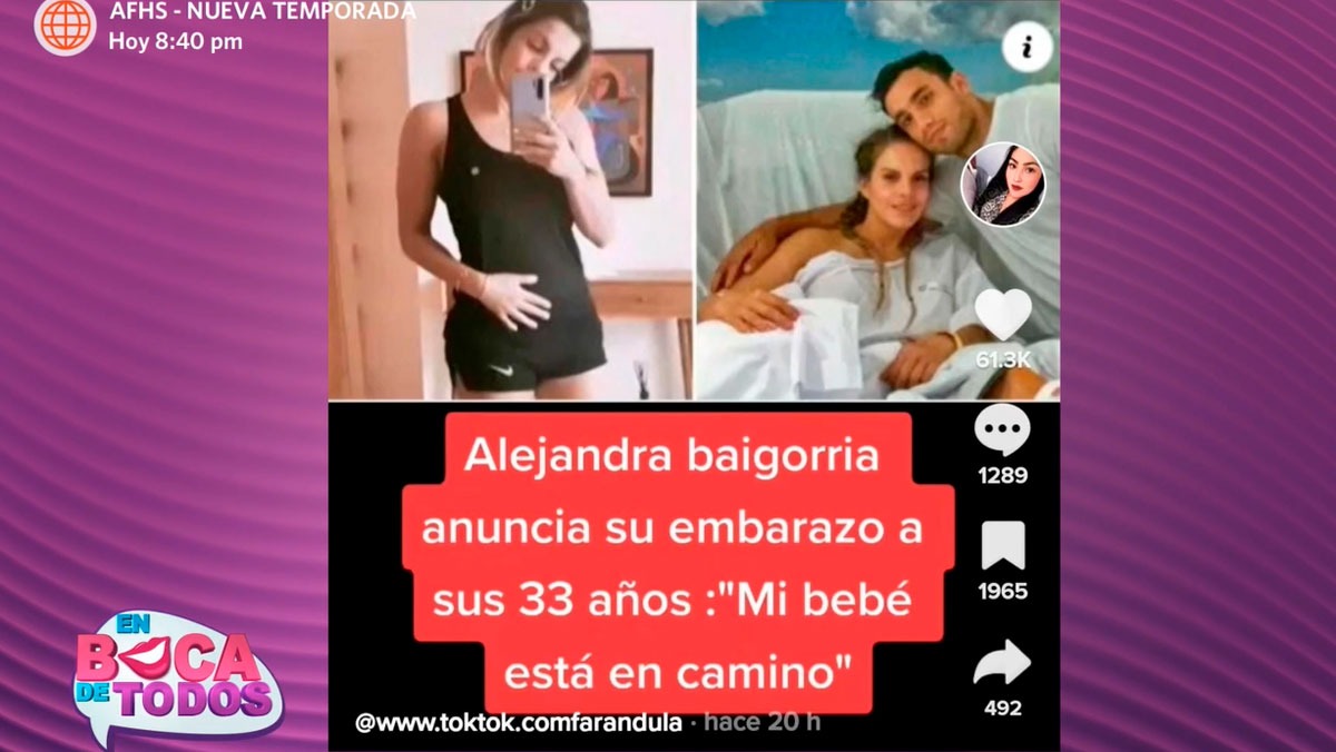 Fake news sobre el supuesto embarazo de Alejandra Baigorria. (Foto: EBDT)