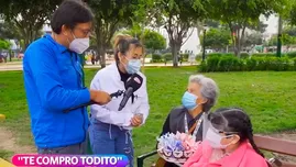 Amy Gutiérrez mostró su lado más solidario y compró todos los productos de mujeres que venden en la calle.