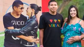 	<p>Ana Siucho luce su pancita de embarazada junto a Edison Flores.</p>