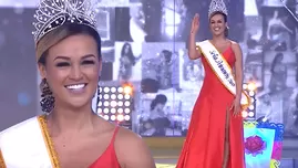 	<p>Angie Arizaga deslumbró en pasarela con espectacular vestido como Miss Primavera.</p>