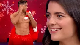 	<p>¿Austin Palao puso nerviosa a Tatiana Calmell vestido de sexy Papá Noel?</p>