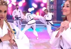 Brenda Carvalho y Romina Gachoy se enfrentaron en duelo de taekwondo