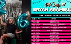 Bryan Arámbulo celebró su cumpleaños con mil invitados: así fue su súper fiesta que duró 14 horas - Noticias de oscar-meza