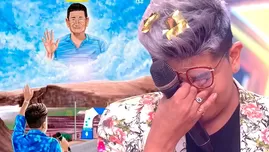 Bryan Arámbulo lloró en vivo al recibir conmovedor regalo que lo hizo recordar a su padre