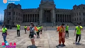 ¿Cómo se baila caporales? Marianita Espinoza y Maykol Show aprendieron los pasos básicos