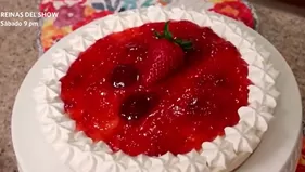 Cheesecake de fresa sin horno: receta económica de Alejandra Cendra