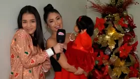 Camila Domínguez debutó como "reportera" y así presentó decoración de su casa por Navidad