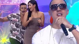 	<p>Christian Domínguez y Pamela Franco bailaron al ritmo de Trébol Clan.</p>