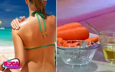 Verano 2019: ¿Cómo hacer un bronceador casero con zanahoria? - Noticias de cuidado-piel