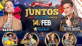 Concierto "Juntos" con Deyvis Orozco y Nacho: Lista de ganadores