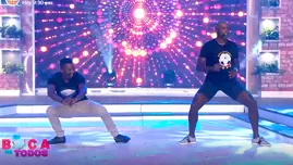 	<p>Cuto Guadalupe y Andrés Mendoza rompieron la pista de baile con sus movimientos.</p>