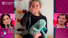 Diego Seyfarth se emocionó con emotivo mensaje de su hija Clara