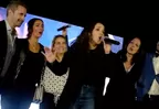 Érika Villalobos reapareció en el escenario y cantó "Este amor es pasado"