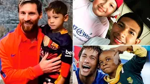 Futbolistas que cumplieron el sueño de niños en inolvidables encuentros