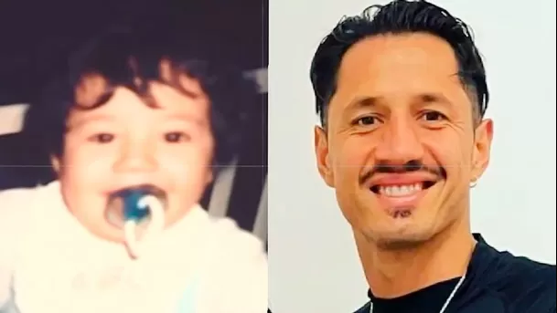 Así lucía Gianluca Lapadula cuando era bebé.