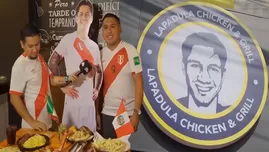 Gianluca Lapadula: hincha inaugura pollería ambientada en el delantero de la selección peruana.