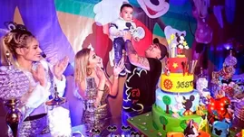 	<p>Josimar Fidel y Gianella Ydoña celebraron juntos el primer año de su hijo.</p>