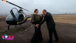 	<p>Karla Tarazona y Rafael Fernández protagonizaron sesión de fotos en helicóptero de empresario.</p>