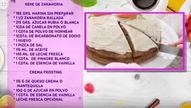 	<p>Receta de keke de zanahoria. </p>