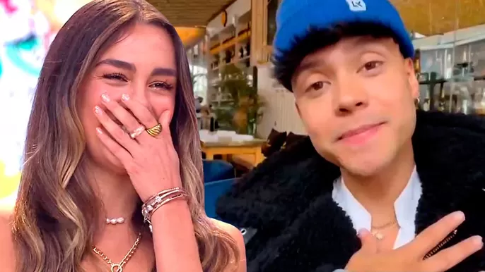 Luana Barrón gritó su amor por Mario Ruiz: "Sí, estoy enamorada