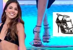 Luciana Fuster se luce con sandalias exclusivas de 3 mi soles: "Son gustitos, para eso trabajo"