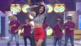 	<p>Luciana Fuster sorprendió y deslumbró bailando salsa.</p>