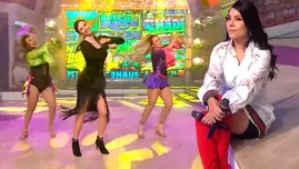 Maju Mantilla dio cátedra a Tula Rodríguez al bailar chicha en vivo