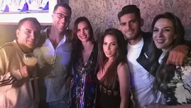 	<p>Maju Mantilla y Carlos Zambrano celebraron juntos sus cumpleaños.</p>