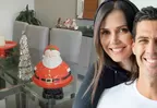 Maju Mantilla y su esposo Gustavo Salcedo muestran desde ya la decoración de su casa por Navidad