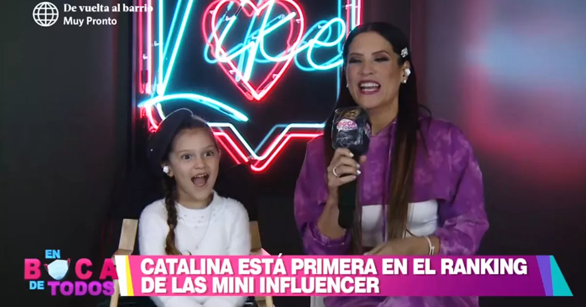 María Pía Copello Su Hija Catalina Lidera Ranking De Las Mini Influencer Peruanas América