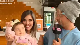 	<p>Mario Hart y Korina Rivadeneira presentaron segundo local de comida saludable junto a su hija Lara.</p>