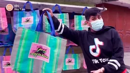 	<p>Maykol Show lanza su emprendimiento de bolsas Guxi Luiwiton. </p>