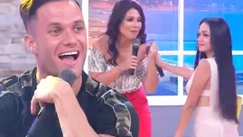 	<p>Mayra Goñi hizo el Baile del totó y así reaccionó Fabio Agostini</p>