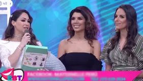 Melissa Loza se reencontró con modelos de Habacilar en baby shower en vivo