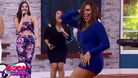 Mónica Cabrejos impactó con sus movimientos bailando el totó