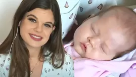 	<p>Natalia Otero presentó a su hija Luana</p>