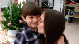 	<p>Natalie Vértiz recibió tierna sorpresa de cumpleaños de su hijo Liam.</p>